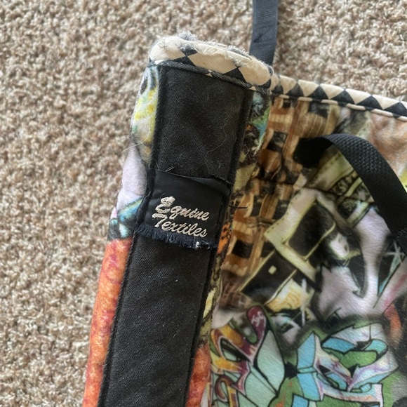 Equine Textiles Graffiti Print Jump Saddle Pad - Picture 3 of 8